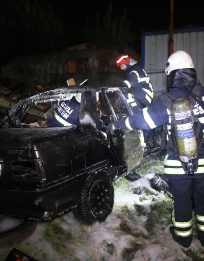 Kocaelide korkunç kaza: 2 aylık evli sürücü yanarak öldü