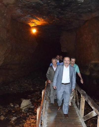 Trabzonun Çal Mağarası dünya turizmine hazırlanıyor