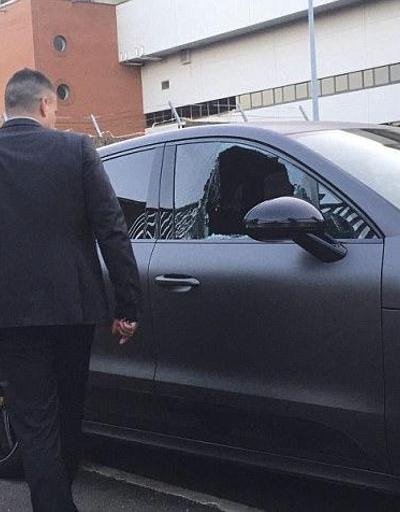 Philippe Coutinhonun arabasına taşlı saldırı