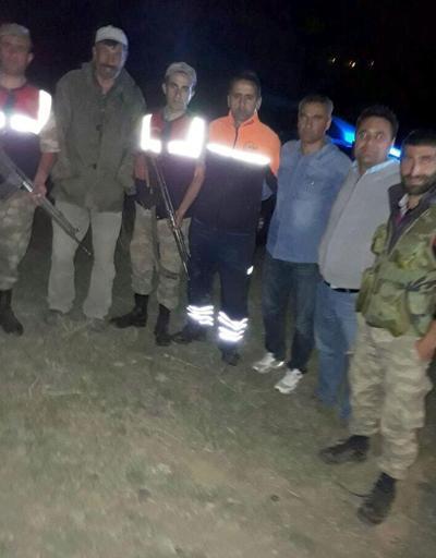 Erzincanda mahsur kalan köylü 7 saat sonra  kurtarıldı