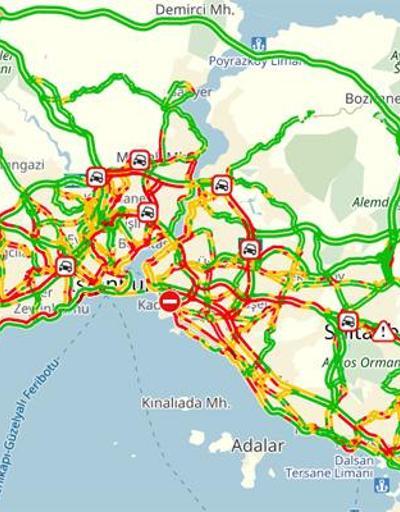 İstanbulda 19 Mayıs trafiği