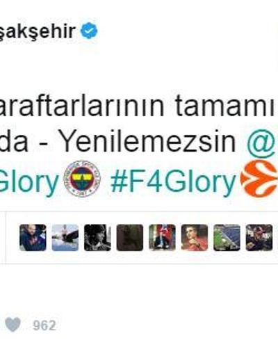 Başakşehirden Fenerbahçe için beğeni toplayan Euroleague tweeti