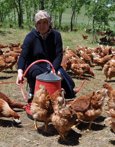 Moldovalı gelin Muşta organik tavuk çiftliği kurdu