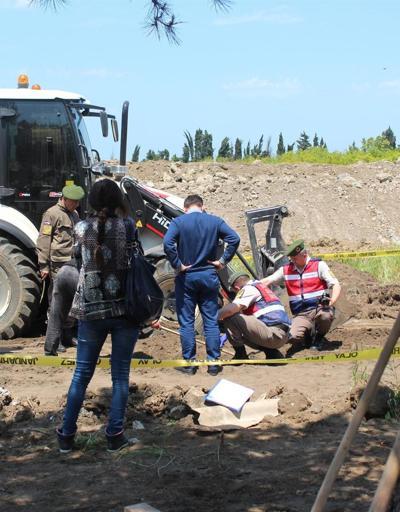 Trafo binası kazısında insan iskeleti bulundu
