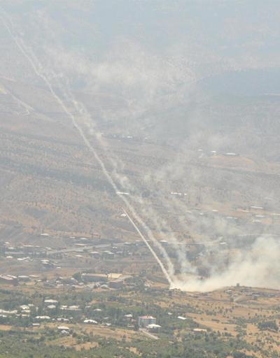 Derecikte PKK hedeflerine top atışı