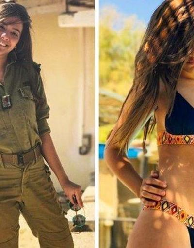 İsrailin kadın askerleri sahilde