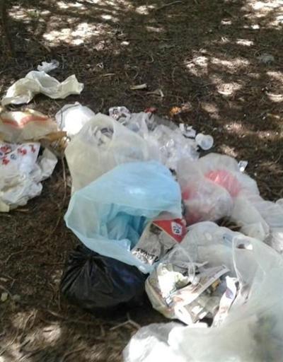 Uludağda içler acısı görüntü: Piknikçilerin çöpten eseri