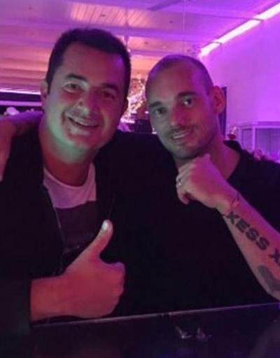 Sneijder ile Acun Ilıcalı Ibizada buluştu