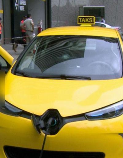 Elektrikli taksiler İstanbul yollarında