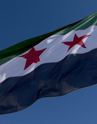 Suriyenin Türkiye sınırına o bayrak asıldı