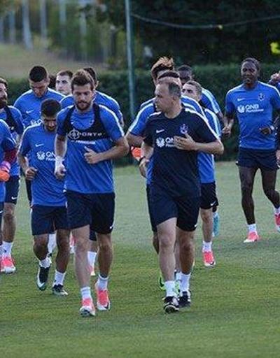Trabzonsporda Kucka ilk antrenmanına çıktı