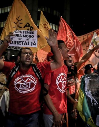 Brezilya sokakları yangın yerine döndü