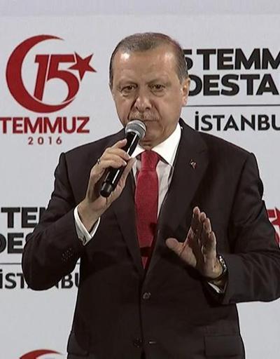 Cumhurbaşkanı Erdoğan FETÖde bir yıllık bilançoyu açıkladı