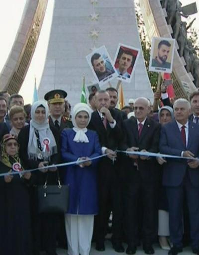 Beştepedeki, 15 Temmuz Şehitler Anıtı açıldı