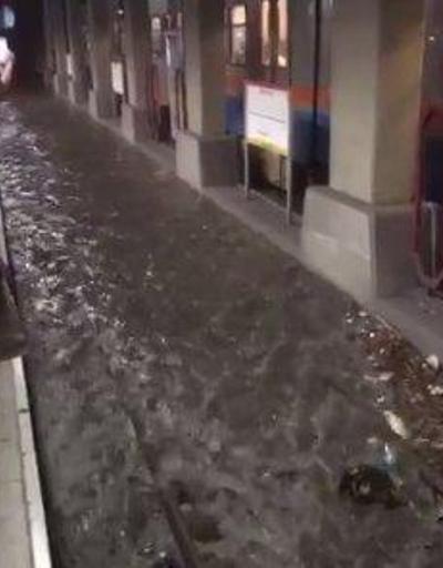 İstanbul metrosunu su bastı