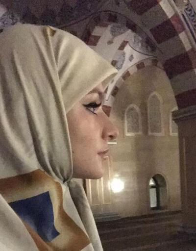 Peskovun kızı camide böyle görüntülendi
