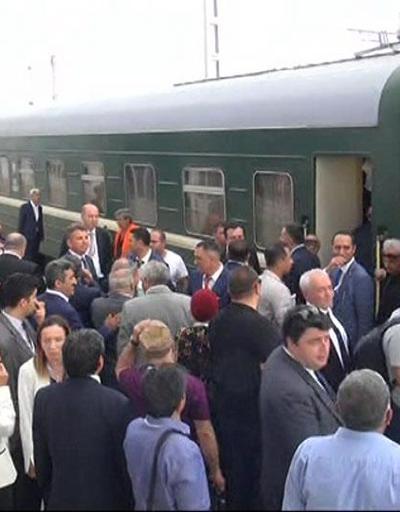 Bakü - Tiflis - Kars Demiryolunda ilk sefer yapıldı