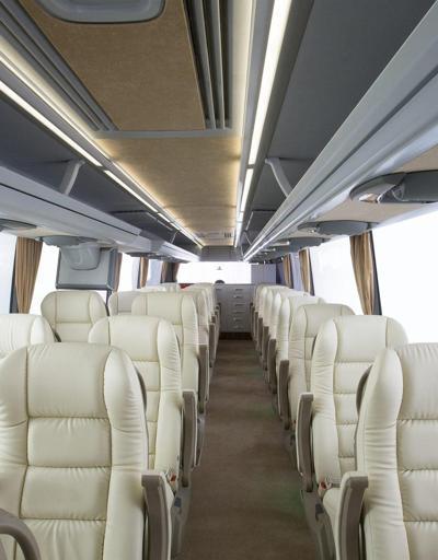 Uçaktan daha konforlu otobüs Uçakbüs: Yolculara masaj bile var
