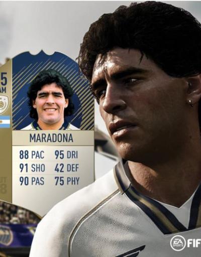 FIFA 18de Maradonanın puanları