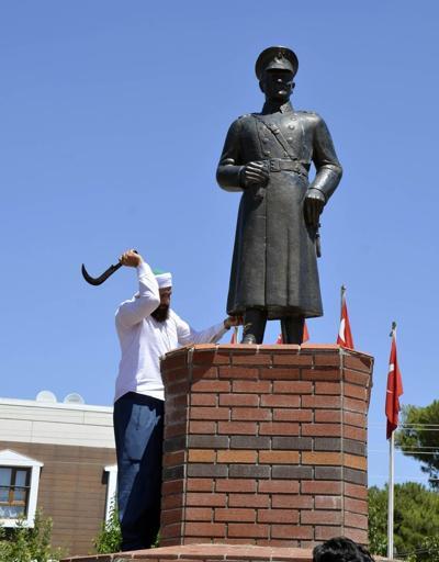 Atatürk heykeline saldıran Malbora: Pişman değilim
