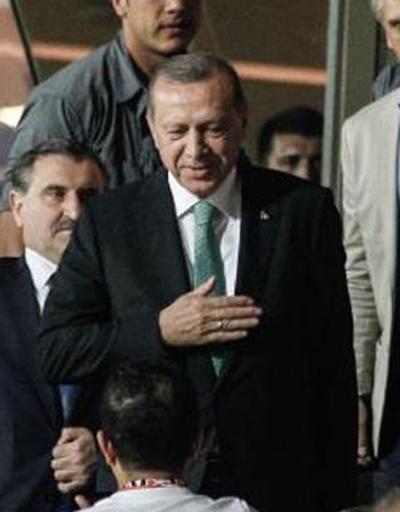 Cumhurbaşkanı Recep Tayyip Erdoğan, Başakşehir maçında