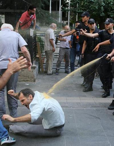 Ankarada Gülmen ve Özakçaya destek eylemine polis müdahalesi