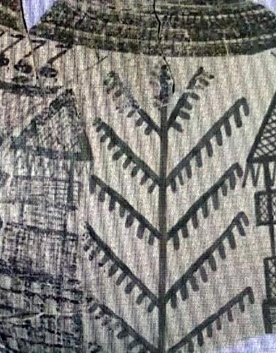 En eski noel ağacı motifi Maraşta bulundu