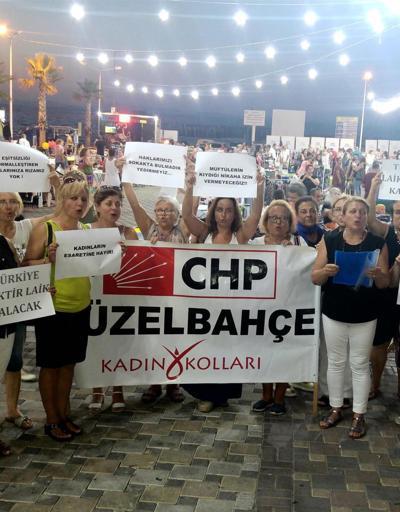 CHPli kadınlardan müftü nikahına protesto