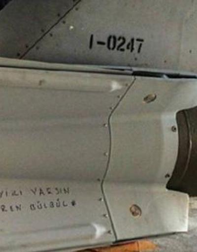 Operasyonda kullanılan bombaların üzerine Eren mesajı