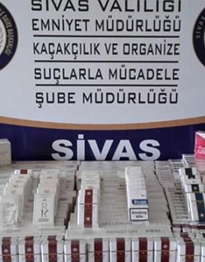 Sivas’ta sigara kaçakçılığı operasyonu