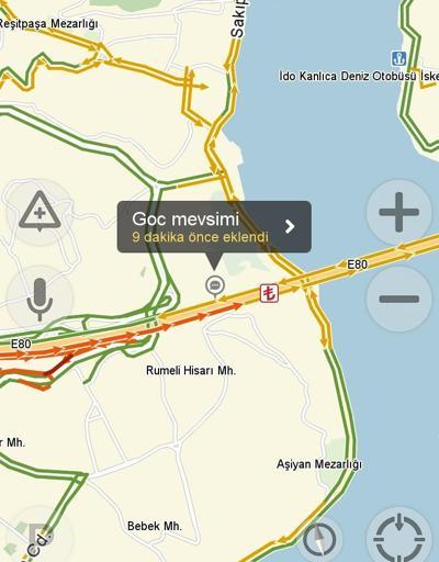 Yandex Navigasyon’da yazılan komik trafik yorumları