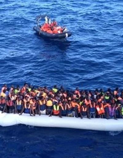 Libya açıklarında 10u çocuk 156 göçmen kurtarıldı