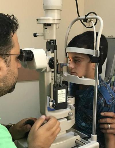 Suriyeli Mahmut protez göze kavuşuyor