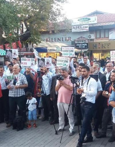 Bursa, Arakan Müslümanları için sokağa döküldü