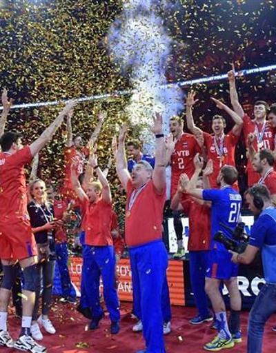 Rusya voleybolda Avrupa şampiyonu
