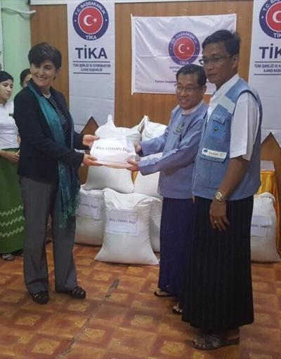 Son dakika... Türkiyenin gönderdiği yardımlar Myanmara ulaştı