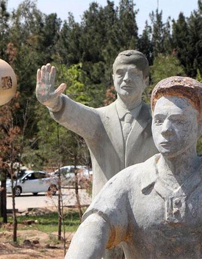 Harrandaki Erdoğan heykeli kaldırıldı