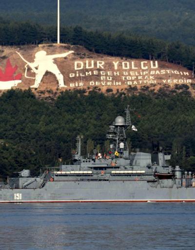 Rus savaş gemisi Akdenize iniyor