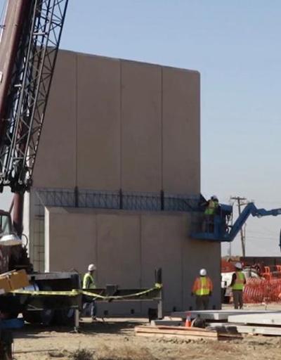 Trumpın Meksika sınır duvarının prototipleri inşa ediliyor