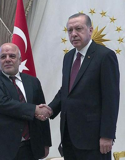 Erdoğan ile Irak Başbakanı İbadiden ortak mesaj