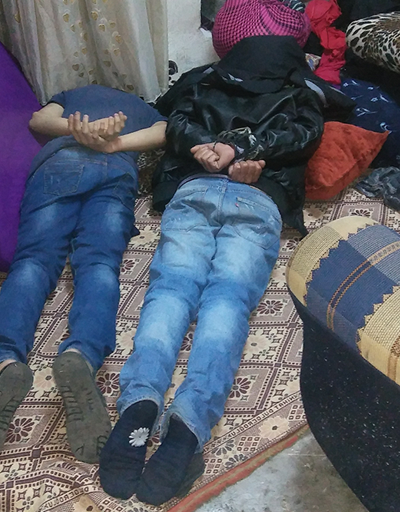 Polis süsü verip Suriyelileri gasp ettiler