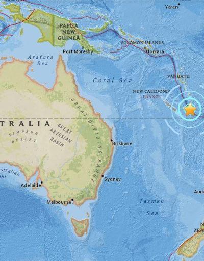 Son Dakika... Pasifikte 6.8 şiddetinde deprem