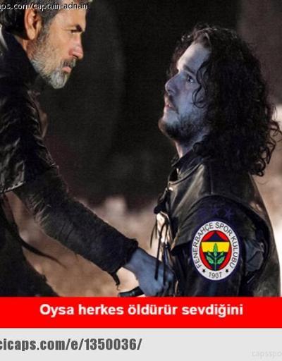Osmanlıspor-Fenerbahçe maçı capsleri
