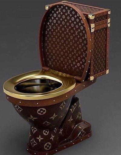 Dünyaca ünlü Louis Vuittondan dünyanın en lüks tuvaleti
