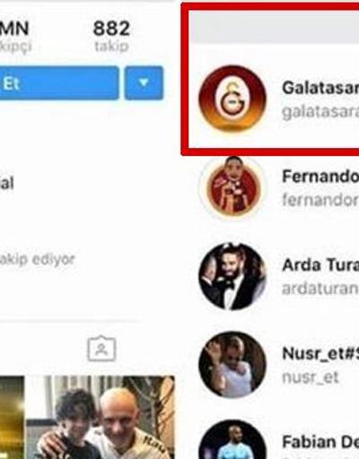 Fernandinho Galatasarayı Instagramdan takip etti