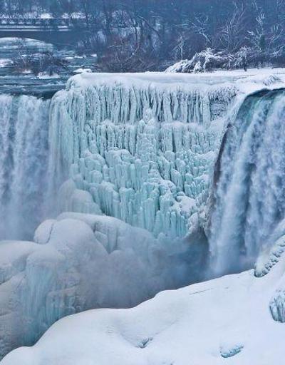 Niagara Şelalesi dondu, fantastik bir film setine döndü