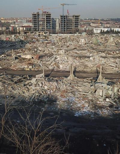 Zeytinburnundaki Nakliyeciler Sitesinin yıkımı tamamlandı