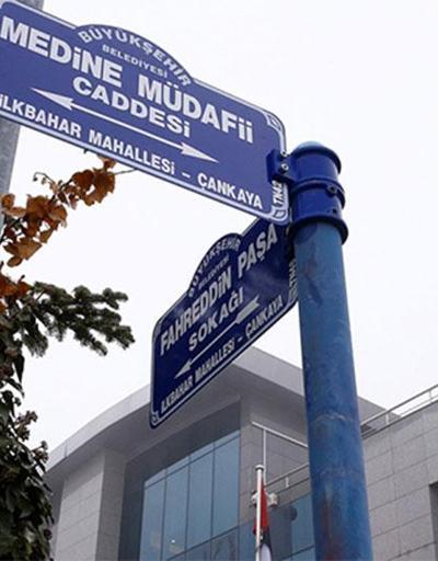 Büyükelçiliğin sokağına Fahreddin Paşa adı verildi