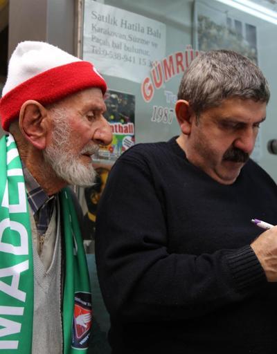 100 yaşındaki Cerattepe Gazisi madene karşı imza topluyor