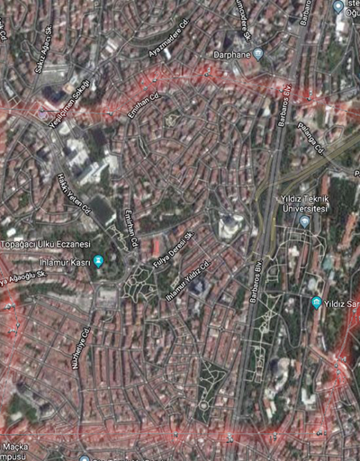 İstanbulun göbeğinde riskli bölge